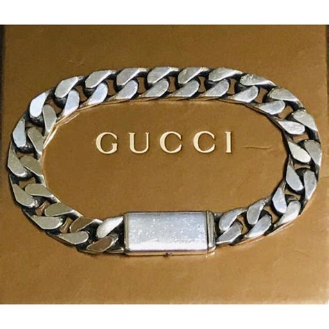 gucci 腕輪|デザイナーシルバーブレスレット .